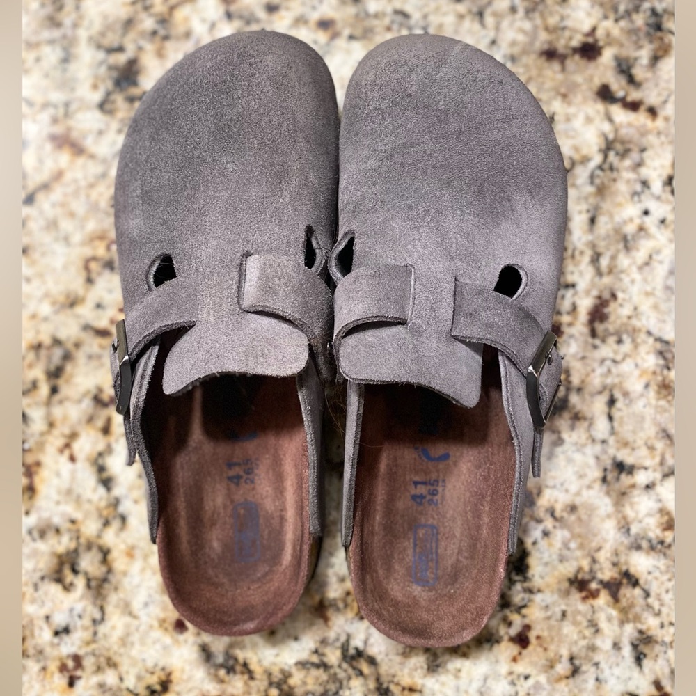 Birkenstock Boston Suede Clog Size 41 L10 M8 - US Women sz 10–10.5 Men sz 8-8.5